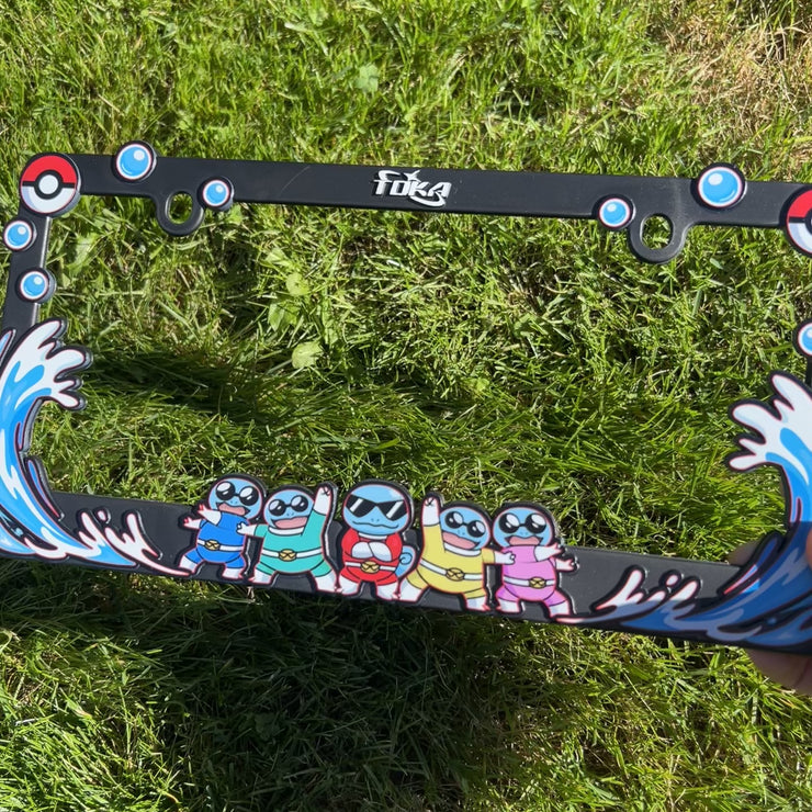 Squirt Squad License Plate Frame