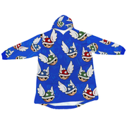 Toka Hoodie Blanket Racing Shell Sherpa-Lined Hoodie Blanket