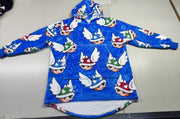 Toka Hoodie Blanket Racing Shell Sherpa-Lined Hoodie Blanket