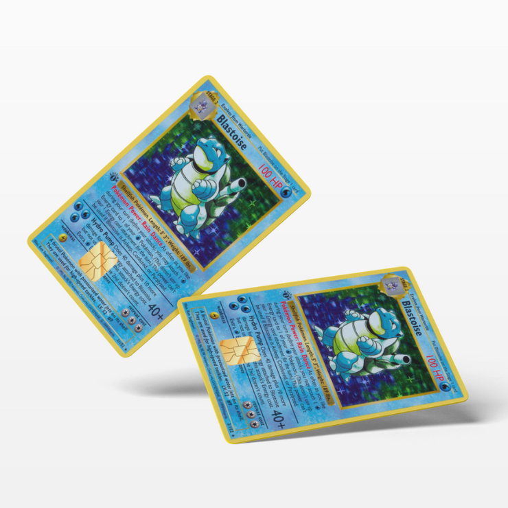 Card Emblems Rocket Turtle Skin (Holographic)