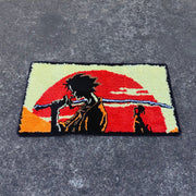 Gilgamesh Samurai's Sunrise Tufted Rug