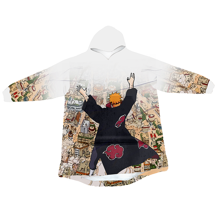 Toka Hoodie Blanket Shinra Tensei Hoodie Blanket