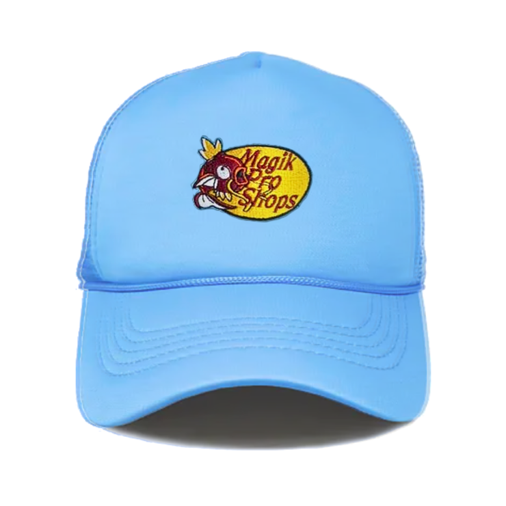 Gilgamesh Sky Blue Magik Pro Embroidered Retro Trucker Hat