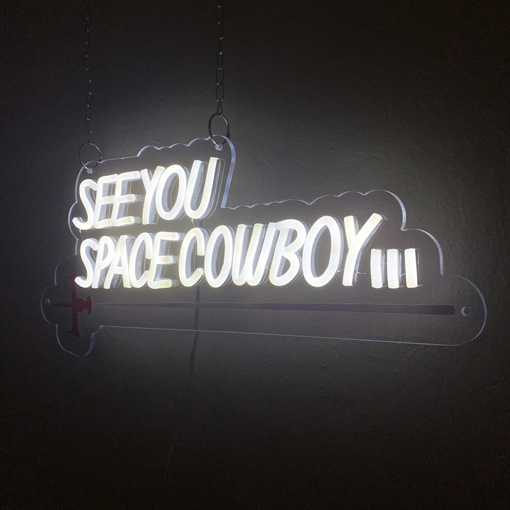 Gilgamesh Space Cowboy Neon Sign