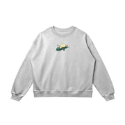 Toka™️ Sweatshirt / Heather Gray / S Sleeping Embroidered Sweatshirt/Hoodie