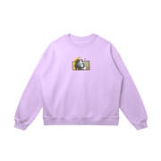 Toka Sweatshirt / Lavender / S Moon Cats Embroidered Sweatshirt/Hoodie