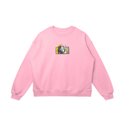 Toka Sweatshirt / Pink / S Moon Cats Embroidered Sweatshirt/Hoodie