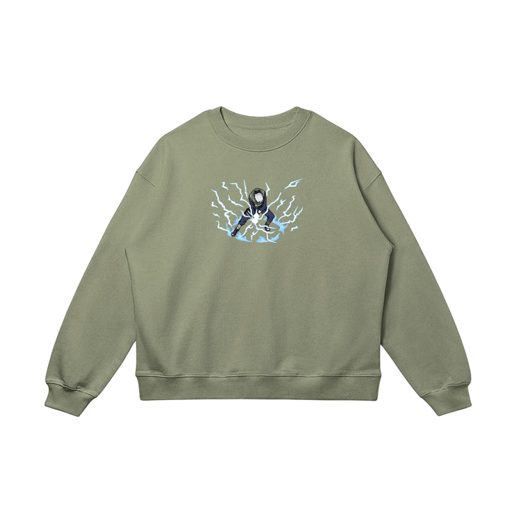 Toka Sweatshirt / Sage / S Lightning Blade Embroidered Sweatshirt/Hoodie
