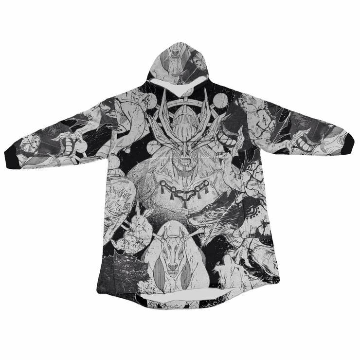 Gilgamesh Hoodie Blanket Ten Shadows Sherpa-Lined Hoodie Blanket