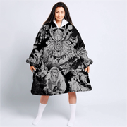 Gilgamesh Hoodie Blanket Ten Shadows Sherpa-Lined Hoodie Blanket