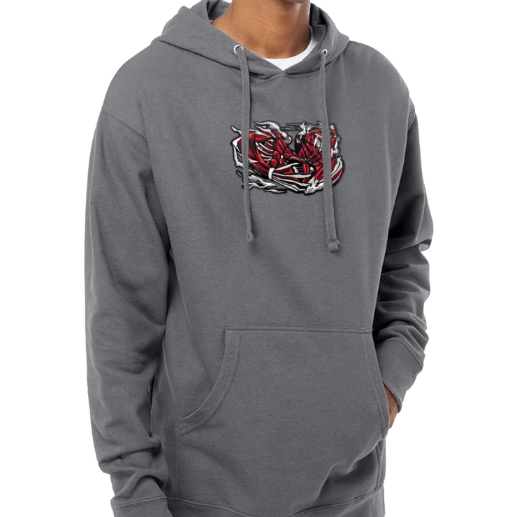 Gilgamesh hoodie Titan Clash Embroidered Hoodie