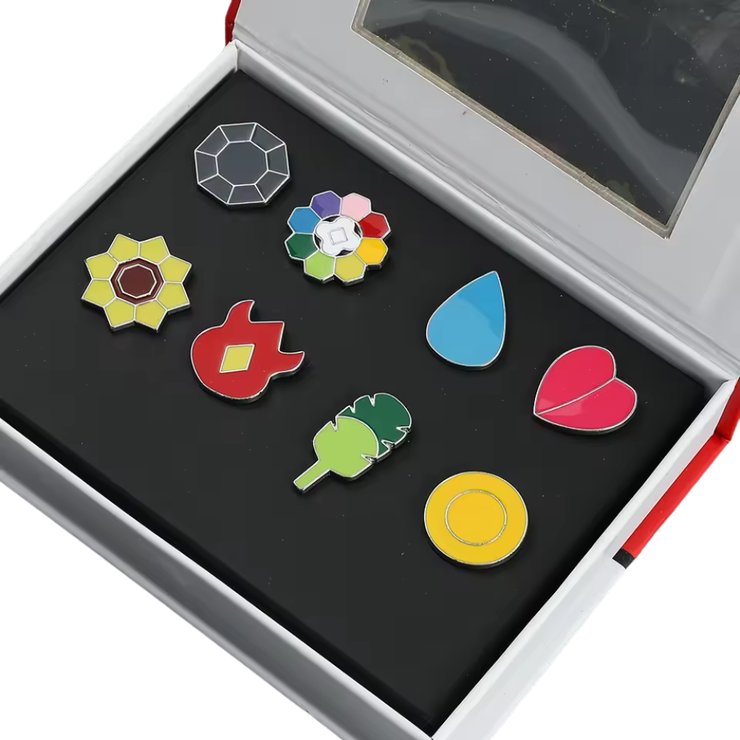 Toka Kanto Gym Pin Set