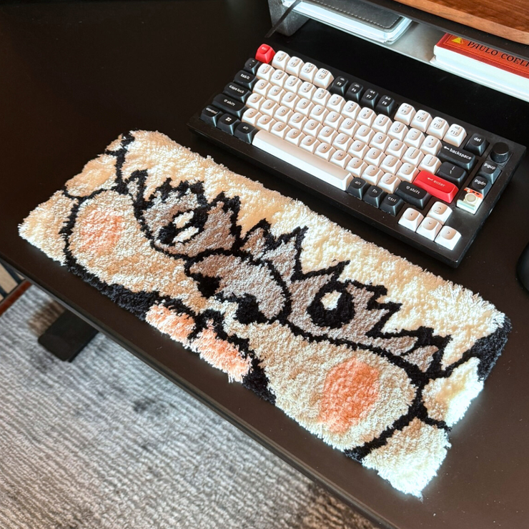 Toka™️ Snow Bison Desk Rug
