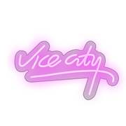 Gilgamesh Vice City Neon Sign