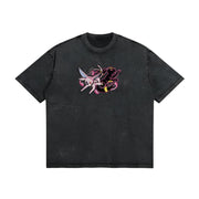 Toka T-Shirt Vintage Black / S Sun + Moon Embroidered Vintage Tee