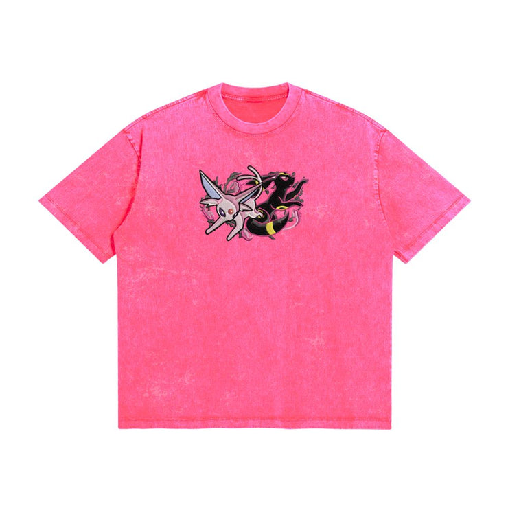 Toka T-Shirt Vintage Pink / S Sun + Moon Embroidered Vintage Tee