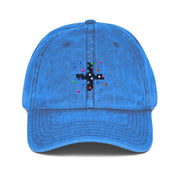 Toka Washed Blue Blue Hour Tubatu Embroidered Cap