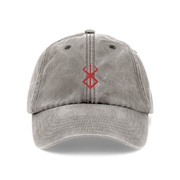 Gilgamesh Washed Gray Berserker Embroidered Cap