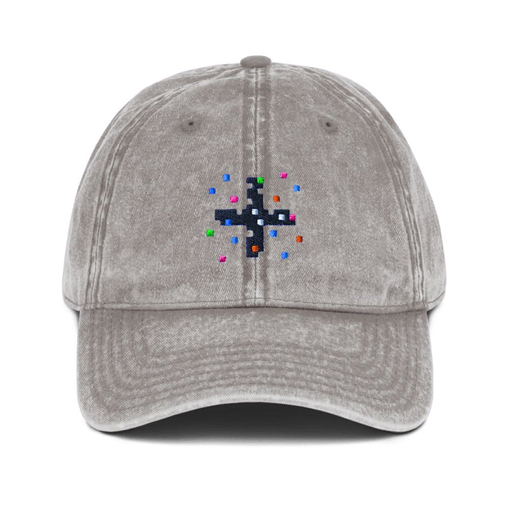 Toka Washed Gray Blue Hour Tubatu Embroidered Cap