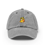 Gilgamesh Washed Gray Headache Embroidered Cap