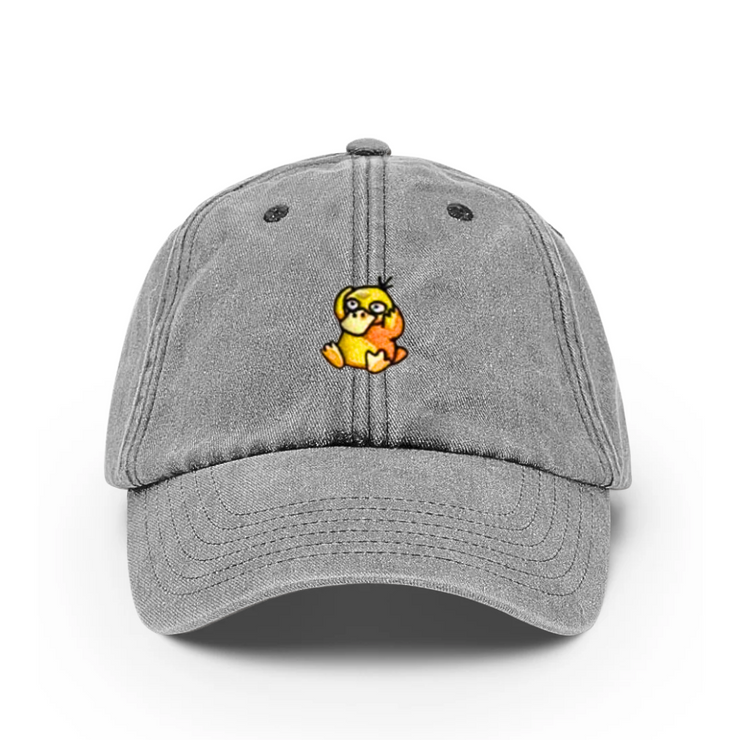 Gilgamesh Washed Gray Headache Embroidered Cap