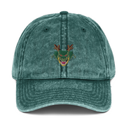 Gilgamesh Washed Green Shenron Embroidered Cap