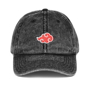 Gilgamesh Washed Grey Akatsuki Embroidered Cap