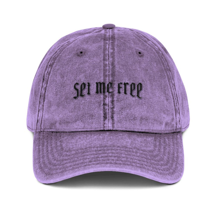 Toka Washed Purple Set Me Free Dad Hat