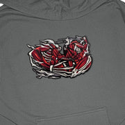 Gilgamesh hoodie XS / Charcoal Grey Titan Clash Embroidered Hoodie