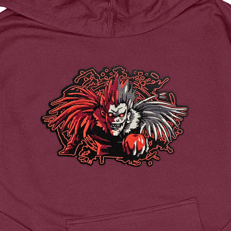 Gilgamesh hoodies XS / Maroon Shinigami Embroidered Hoodie