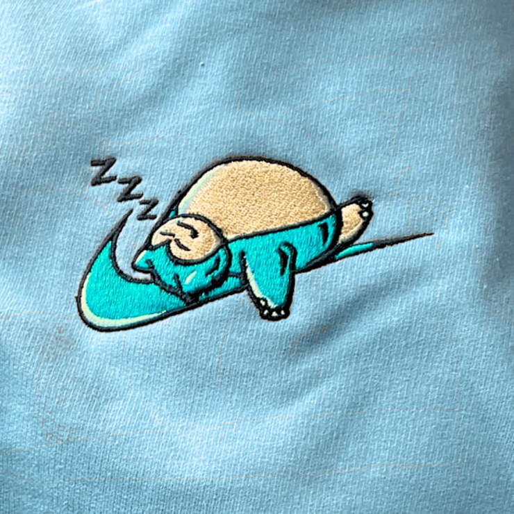 Gilgamesh hoodies XS / Mint Aqua Sleeping 