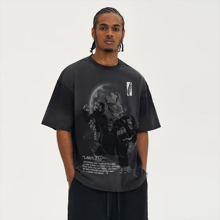 Gilgamesh Ape Strong Boxy Oversized Tee