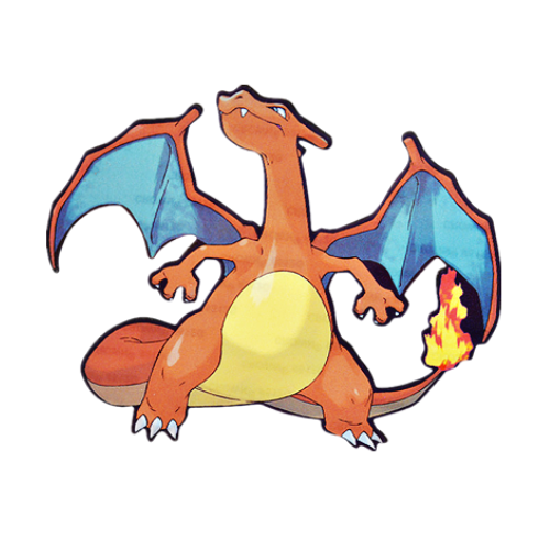 Gilgamesh Charizard Motion Sticker