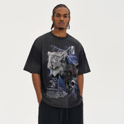 Gilgamesh Divine Dogs Boxy Oversized Tee