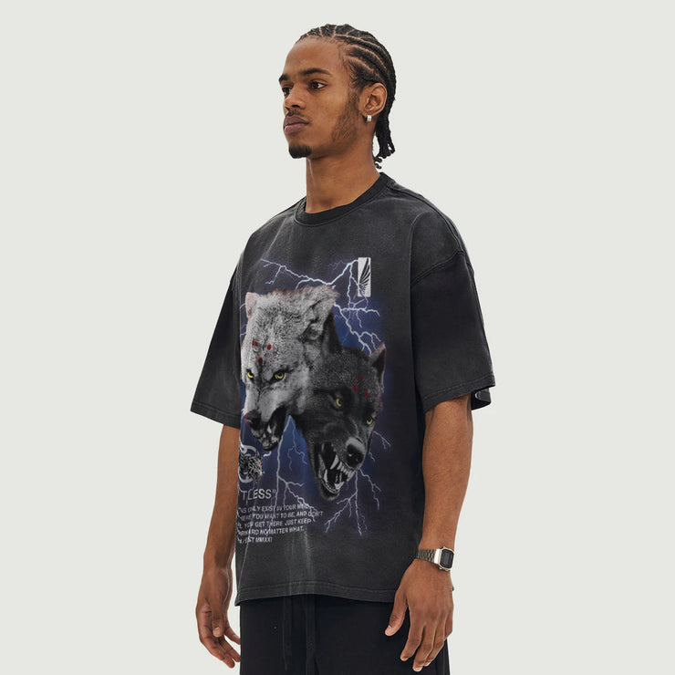 Gilgamesh Divine Dogs Boxy Oversized Tee