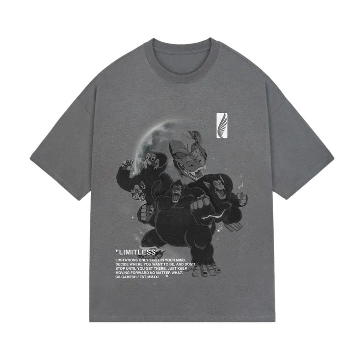 Gilgamesh Graphite Gray / S Ape Strong Boxy Oversized Tee