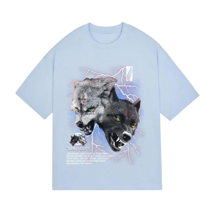 Gilgamesh Light Blue / S Divine Dogs Boxy Oversized Tee